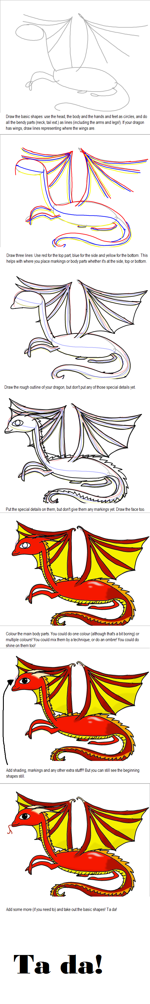Dragon Tutorial For SAI By Starlight573 On DeviantArt