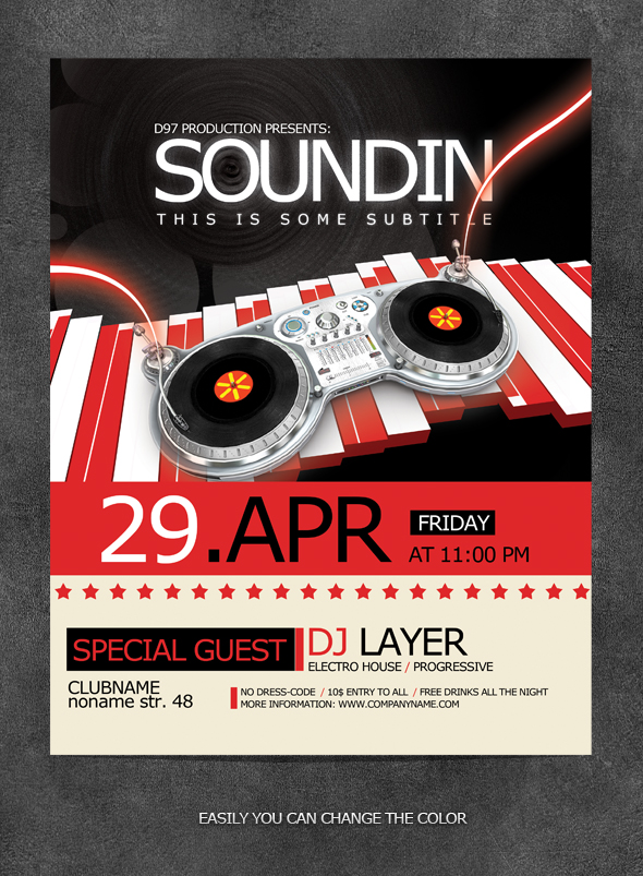 Soundin Party Flyer