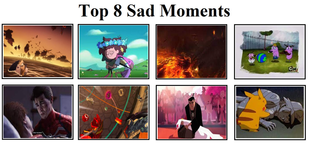 My Top 8 Saddest Moments by NeonHeroAcademia03 on DeviantArt