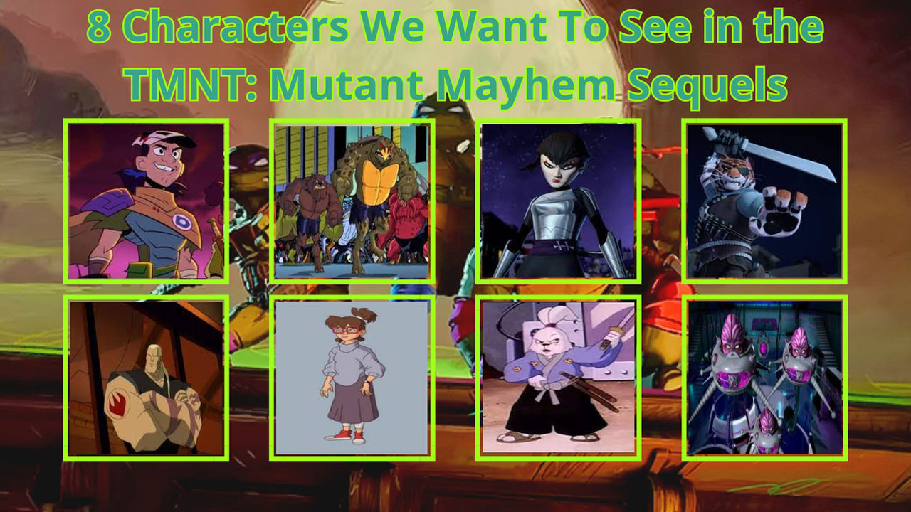 Mayhem Rottmnt Deviant 8 Characters I wanna see in Mutant Mayhem Sequels by NeonHeroAcademia03 ...