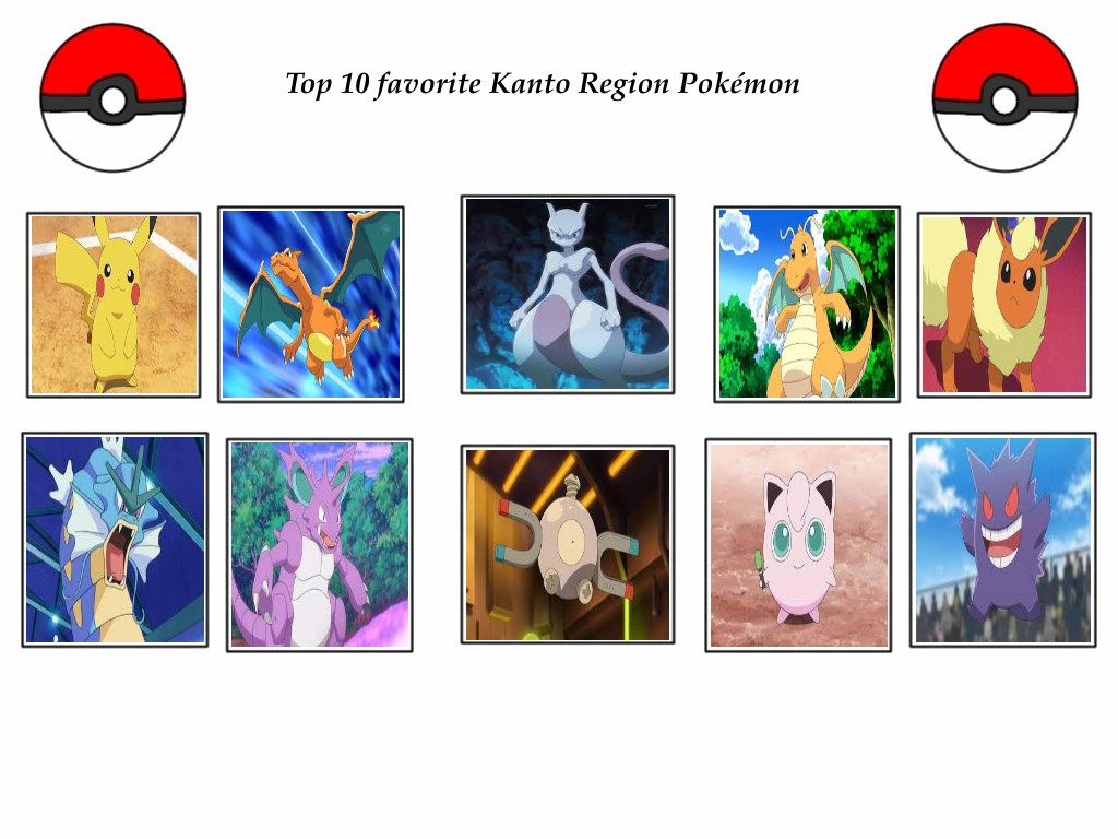 My Top 10 Favorite Kanto Region Pokemon by NeonHeroAcademia03 on DeviantArt