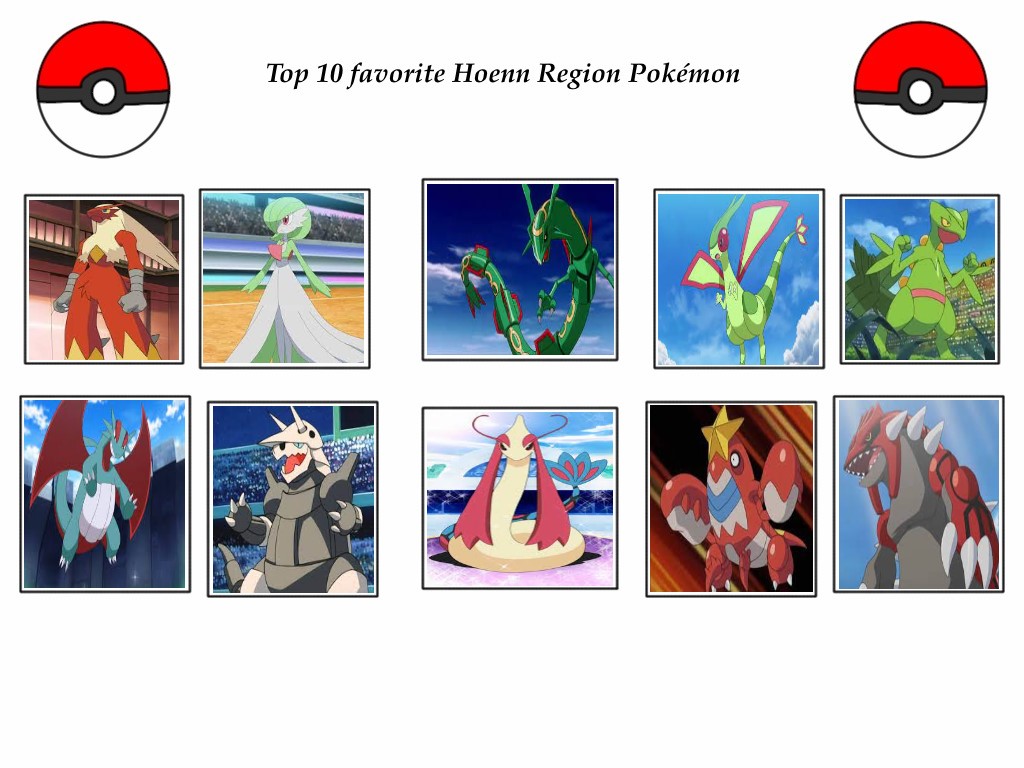 10 Pokémon mais fortes da região de Hoenn