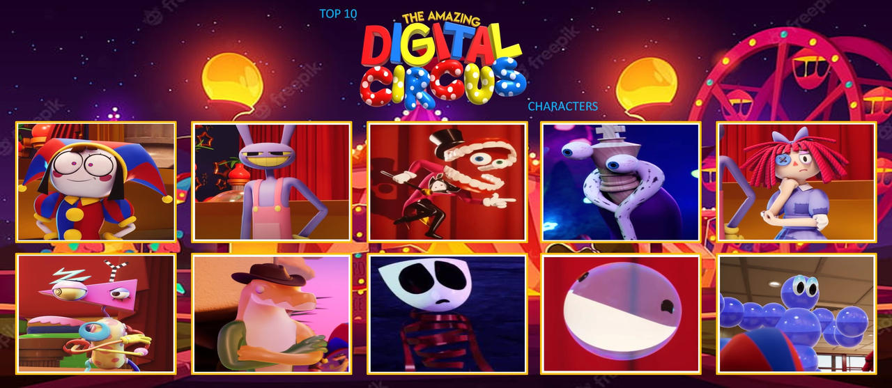 My Top 10 The Amazing Digital Circus Characters by SuperAcademia03 on ...