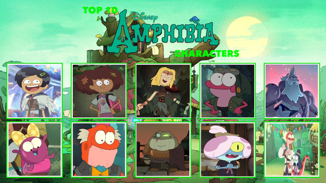 Amphibia Characters Rp My Top 10 Amphibia Characters by SuperAcademia03 on DeviantArt