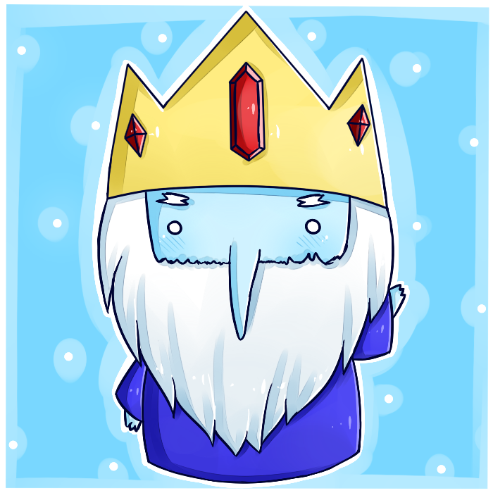 Adventure time fanart: Ice king