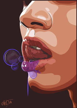 Bubbles  lips