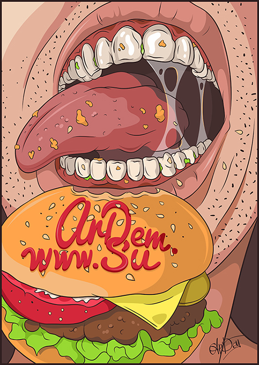 Fastfood illustration