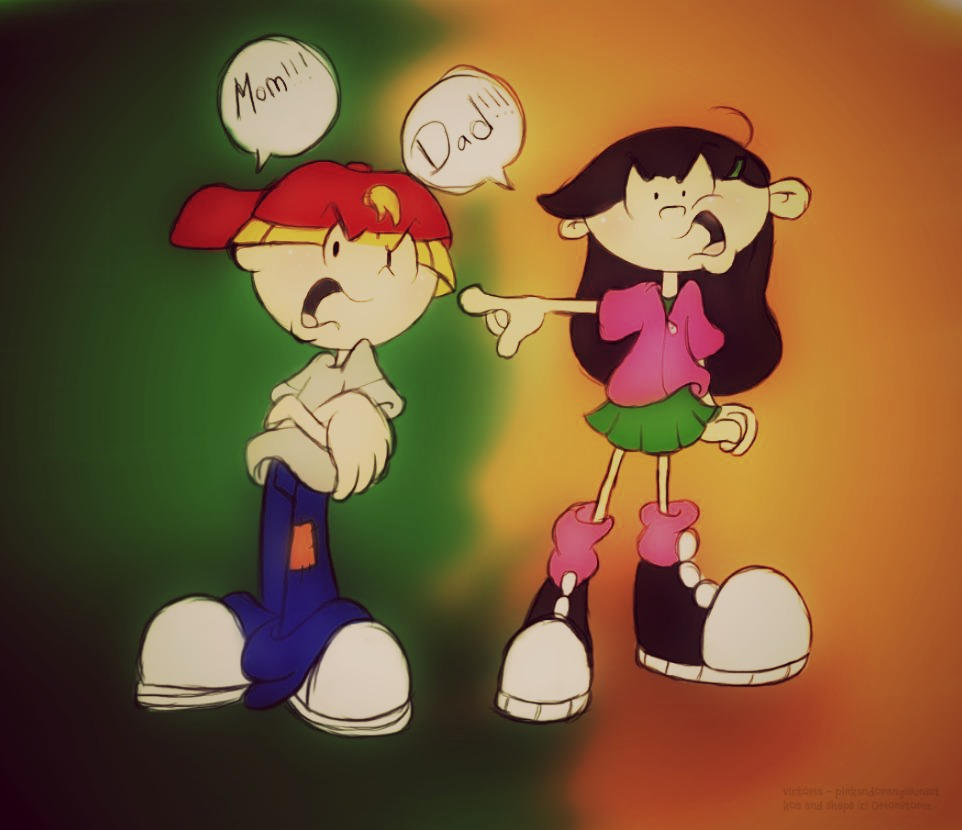 Sibling Rivalry by pinkandorangesunset on DeviantArt