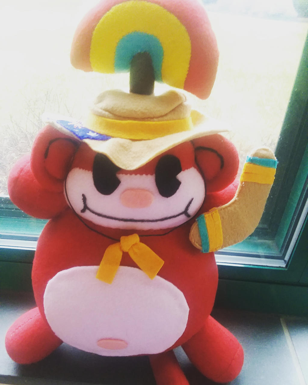 G Day Australia Rainbow Monkey By Pinkandorangesunset On
