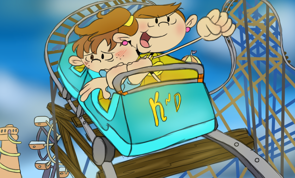 Roller Coaster Ride by pinkandorangesunset on DeviantArt