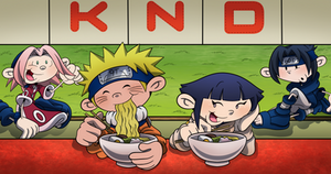 Ichiraku ramen date - Naruto/KND Crossover