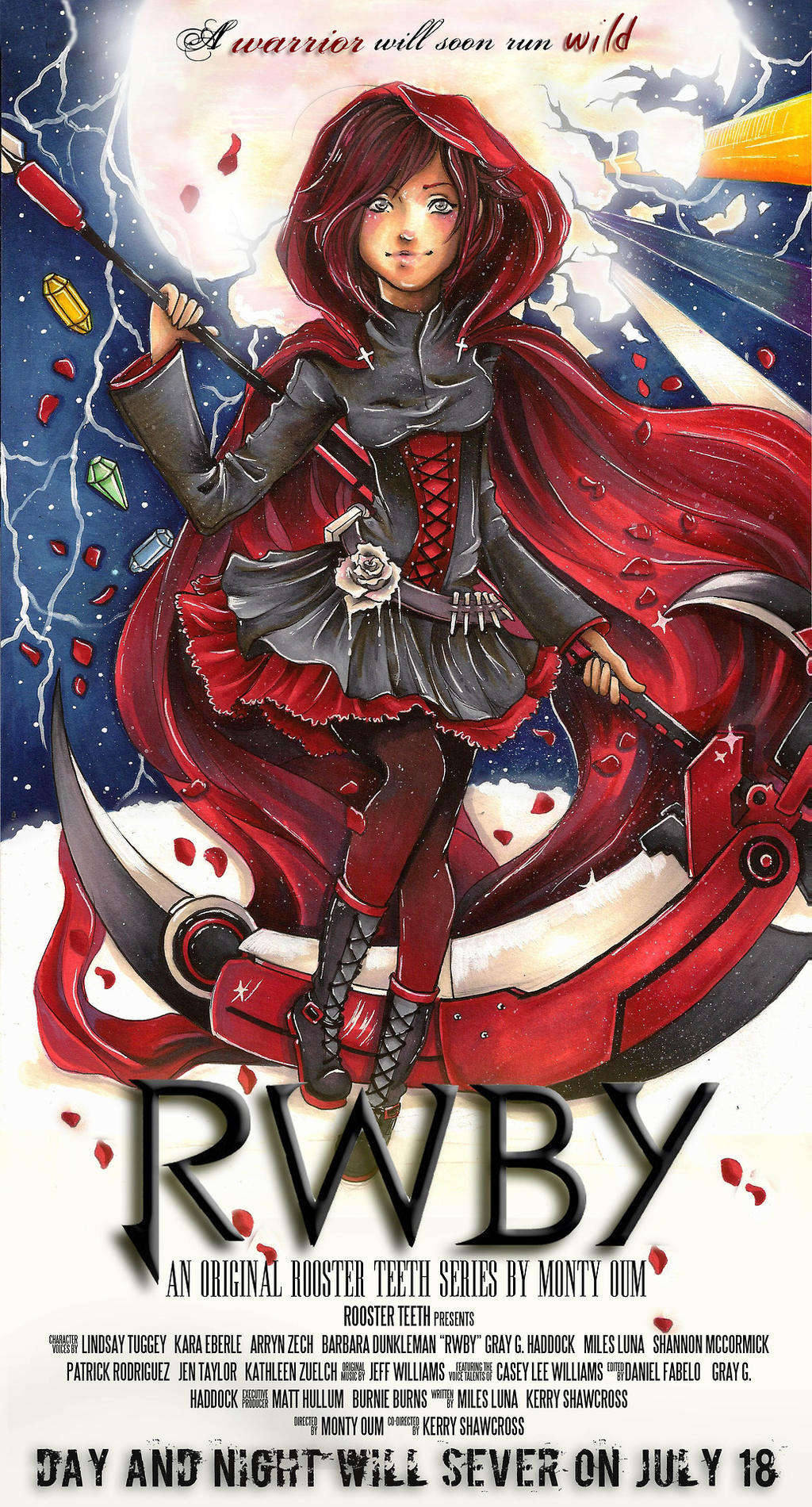 RWBY Movie Poster