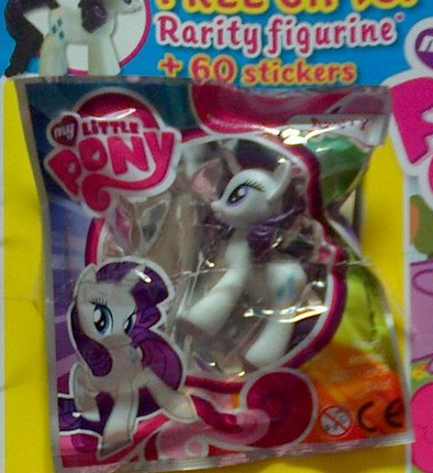 My little pony magazine figure issue 33 Rarity by TwitterShy on