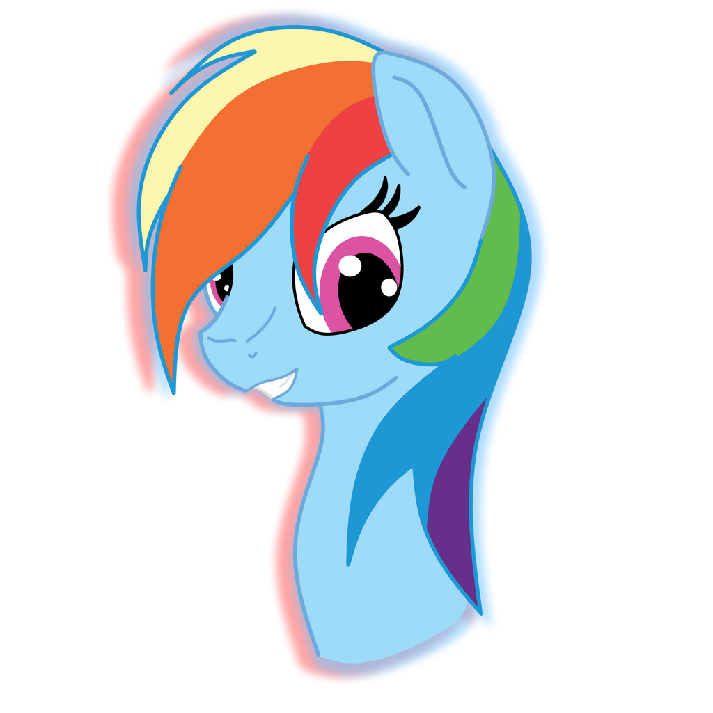 RainbowDash head shot