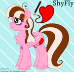 My OC-Shyfly Ref sheet READ DESCRIPTION :) by TwitterShy