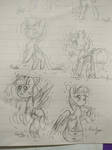 Sketchy ponies and cuteness GIFT by TwitterShy