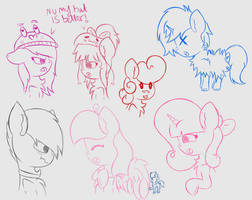 Pony sketches