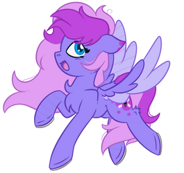 Flying purple pone