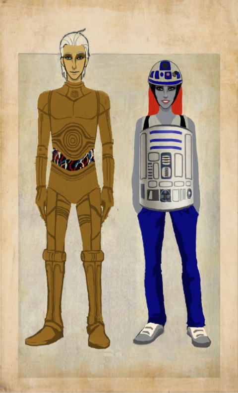 Kiriban 2: C3P0 Nilyr and R2D2 Reyn