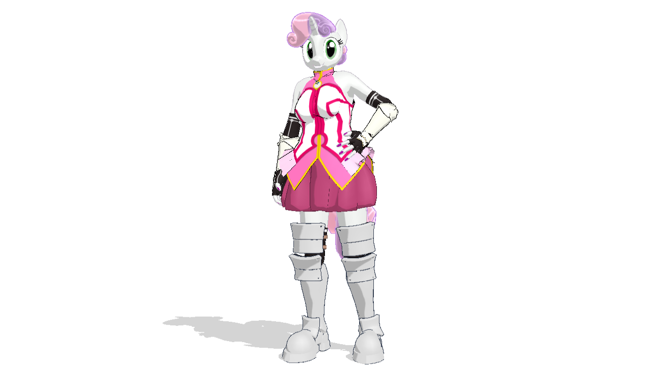 MMD Newcomer: Anthro Sweetie Belle (PSO2) by Zoroark67 on DeviantArt