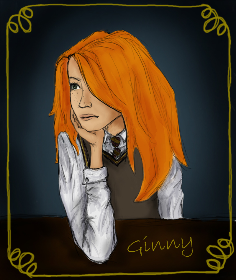 Ginny daydreaming