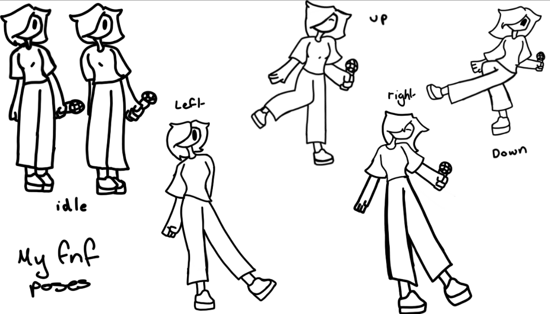 Fnf Direction Panel Fnf poses by HomelessHomosexual on DeviantArt