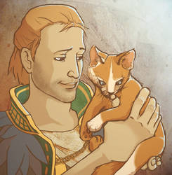 Anders. With a Kitten.