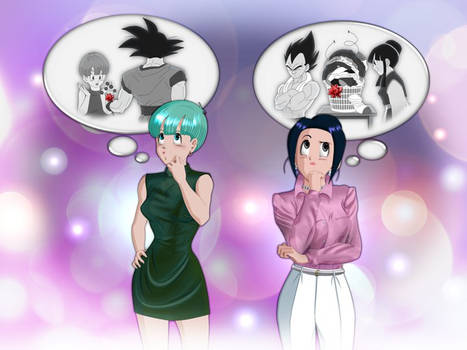 Bulma and Chi Chi