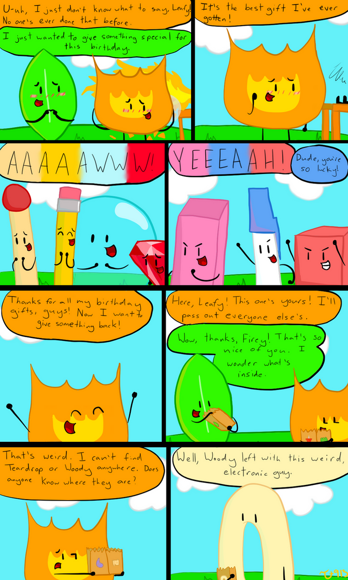 BFDI(A) Comic Part 12 - Gifts for Gifts by Thundertail913 on DeviantArt