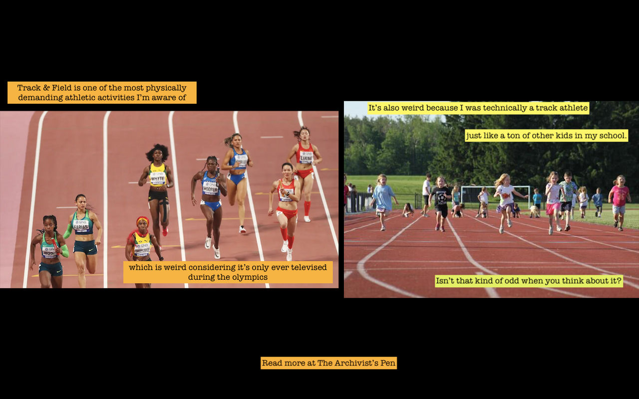 Getting Off Track Field by Badgerlingmclog on DeviantArt