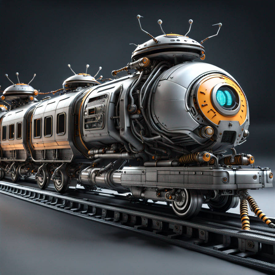Highly detailed sci-fi Insect train Hd realistic by Artofvibration on ...