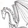 Line art Dragon