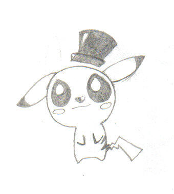 Pikachu Likes His Tophat