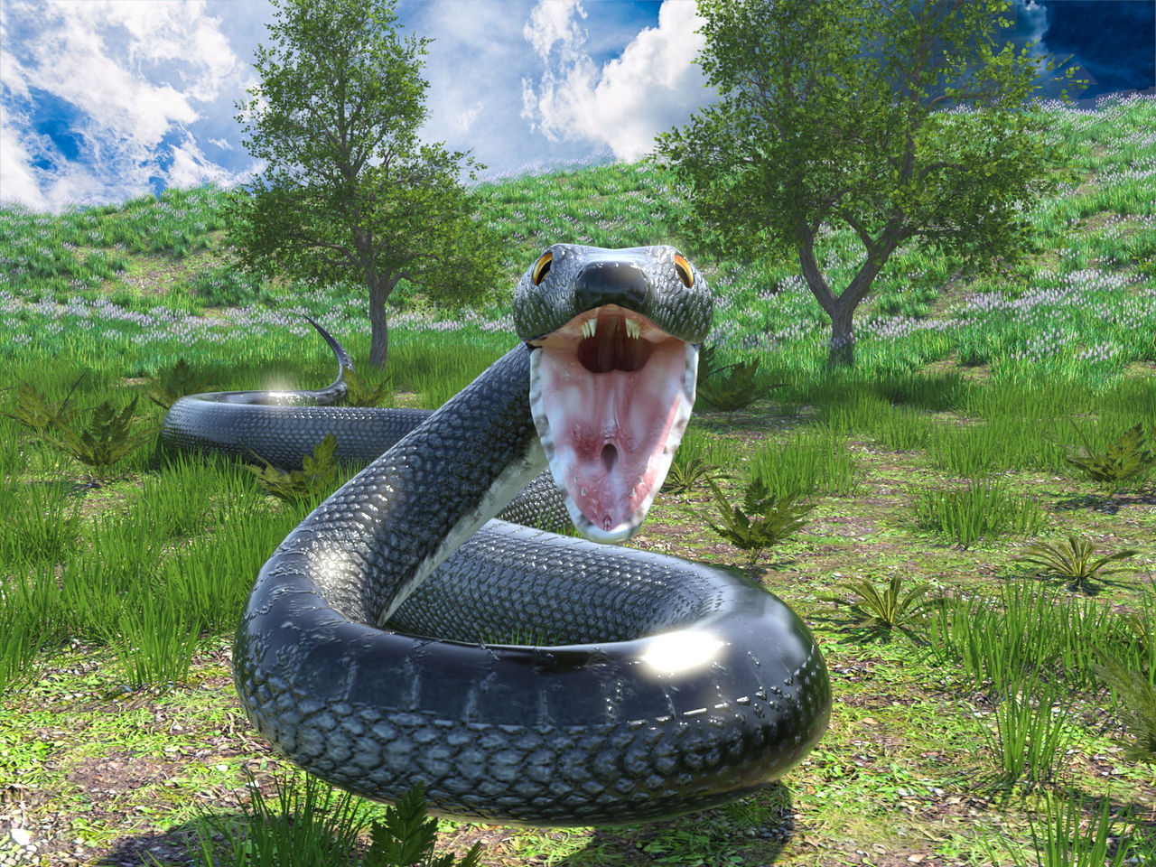 Morphing Python - BlackRacer mawshot A by JorkTheElf on DeviantArt
