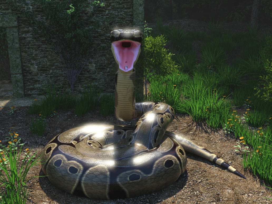 Python Devintart Python - Ball and no-teeth mawshot A by JorkTheElf on DeviantArt