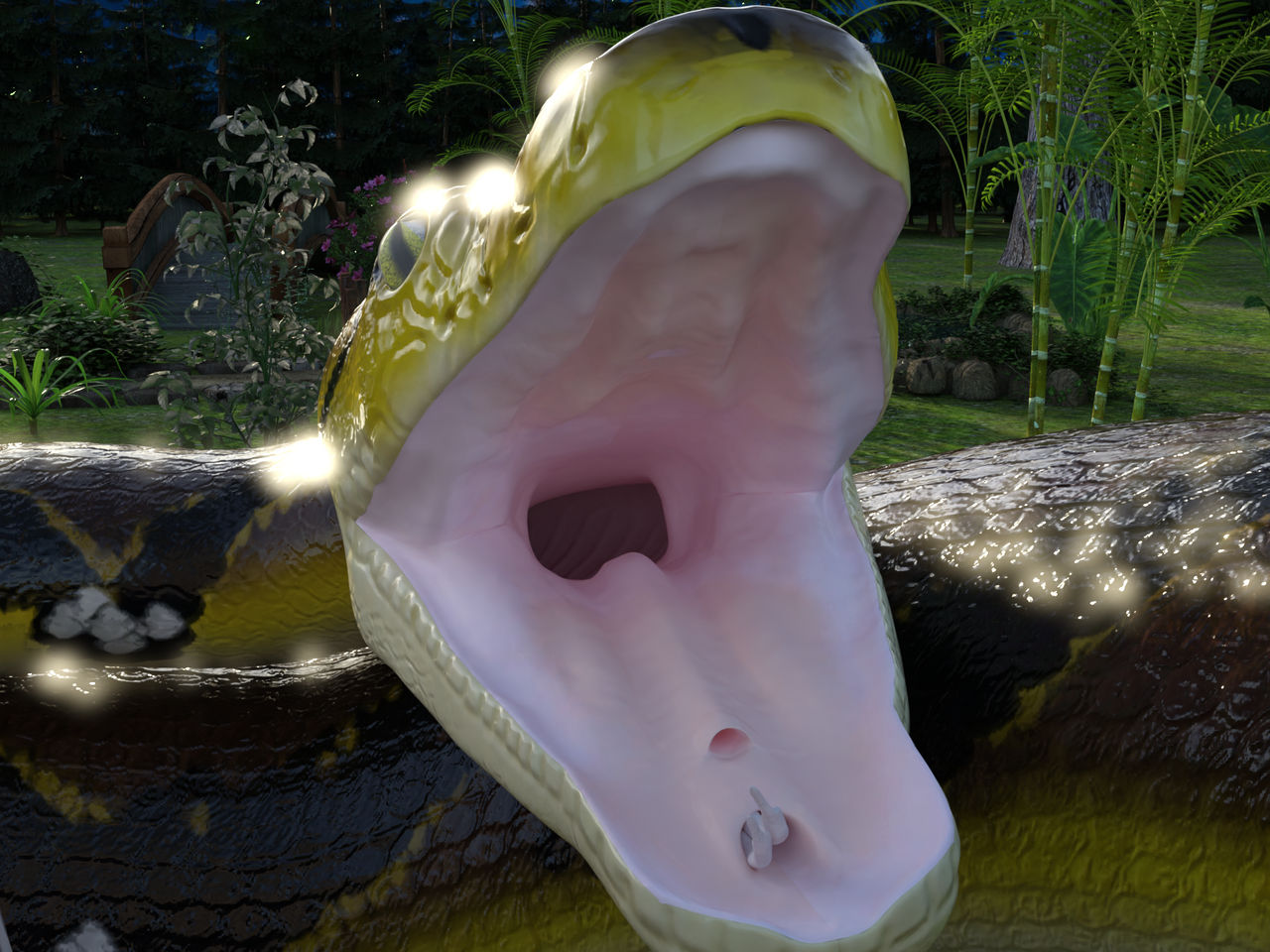 Python reticulated no-teeth mawshot B by JorkTheElf on DeviantArt
