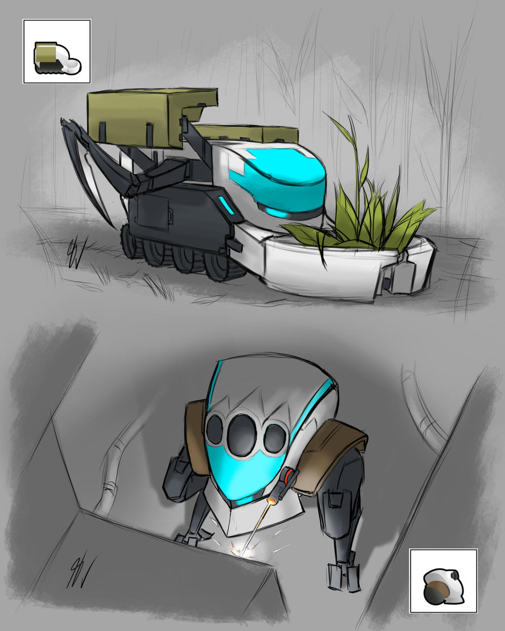 Mechanoid Designs (Biotech) - Agrihand + Construct by 48JACKAL on ...