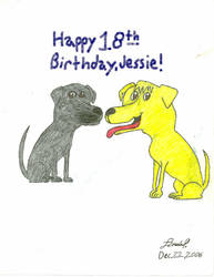 Birthday Dogs-4 Yami-Jessie X3