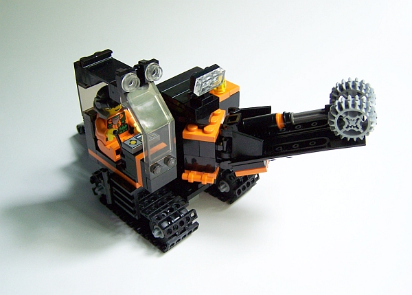 LEGO mine excavator