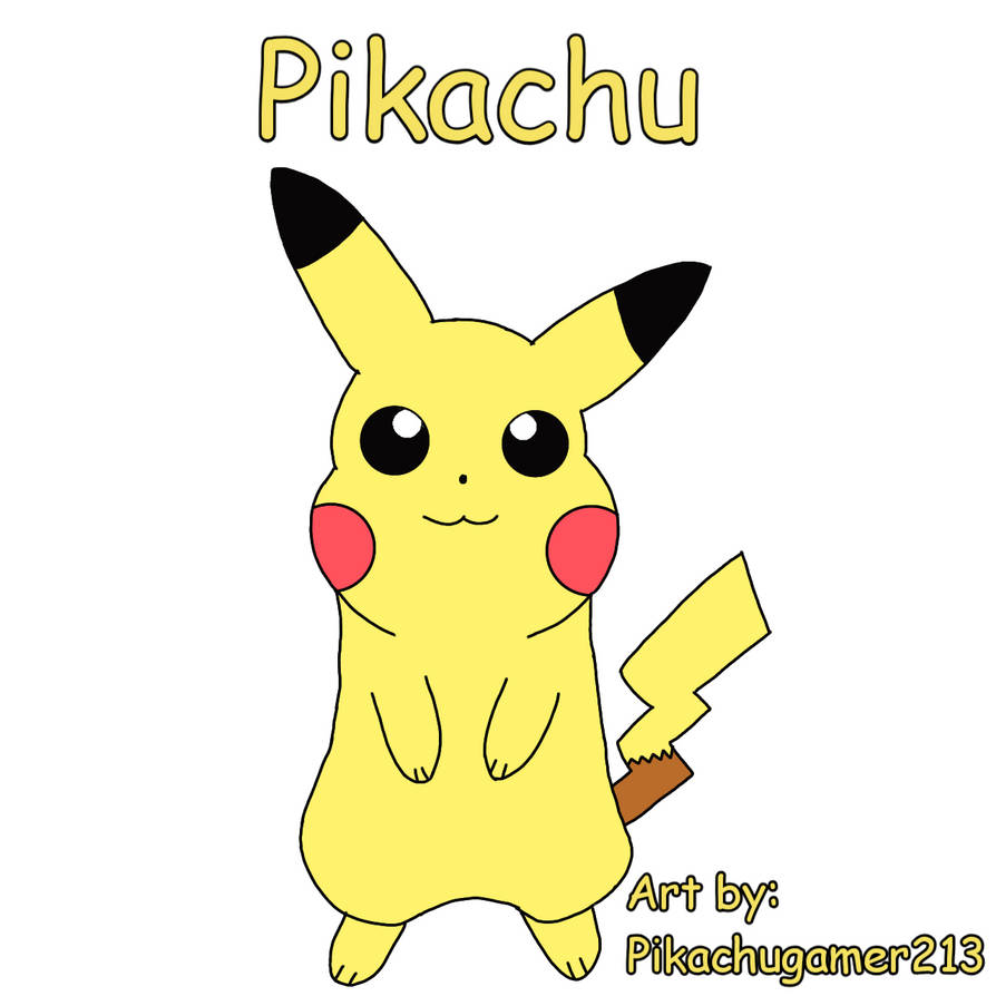 Pikachu Vector Deviantart Pikachu by Pikachugamer213 on DeviantArt