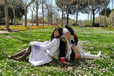 les fleurs du mal-  Prussia and Austria cosplay