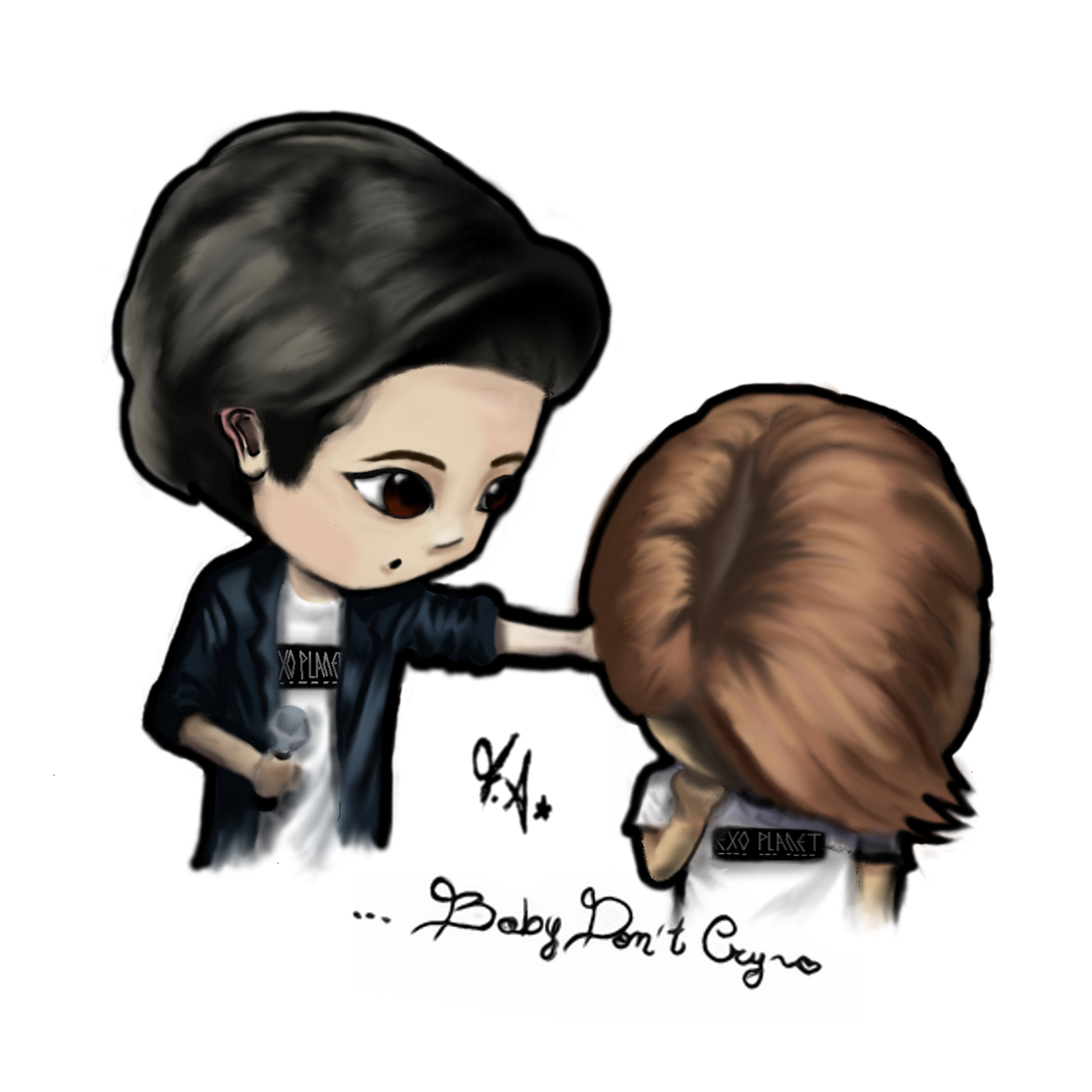 Chanbaek Baby Don T Cry By Keeplookinghoney On Deviantart