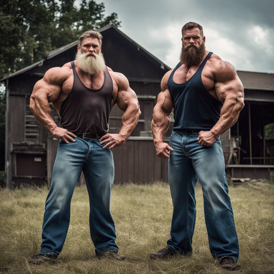 Redneck Dd Rack Redneck Daddies by lovehugemuscles on DeviantArt