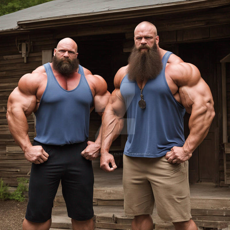 Redneck Dd Rack Redneck Daddies by lovehugemuscles on DeviantArt