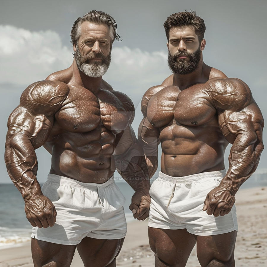 Father Bodybuilder Dubai Bodybuilder Father And Son by lovehugemuscles on DeviantArt