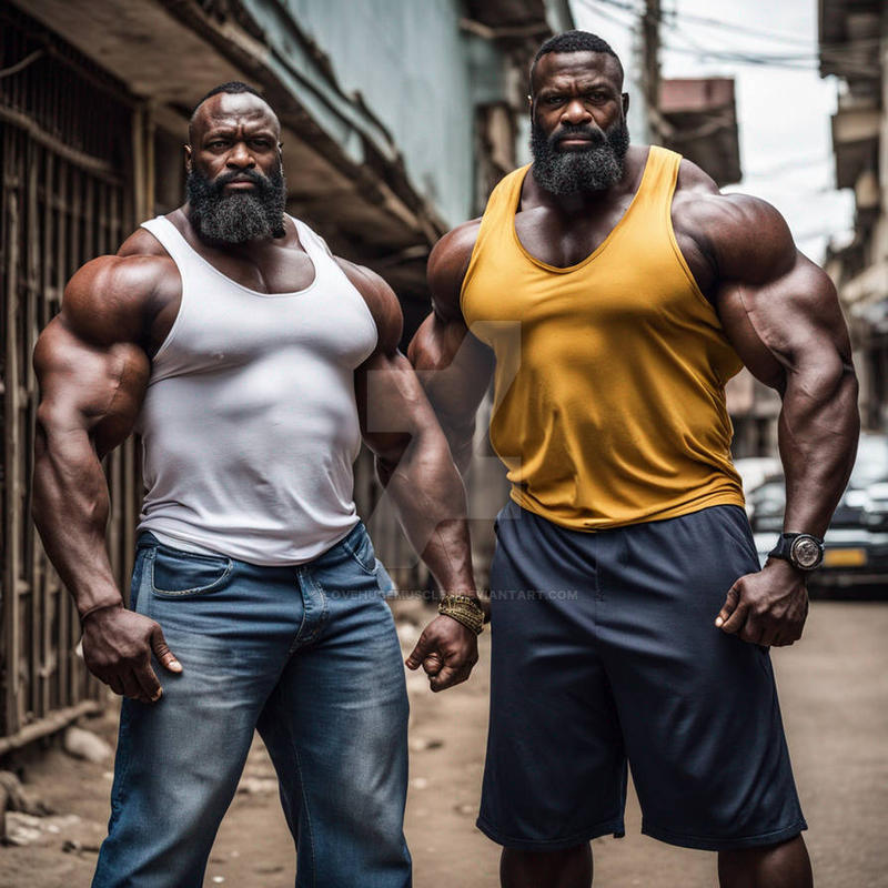 Father Bodybuilder Kenyan Bodybuilder Father And Son by lovehugemuscles on DeviantArt