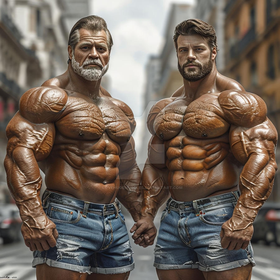 Father Bodybuilder Spanish Bodybuilder Father And Son by lovehugemuscles on DeviantArt
