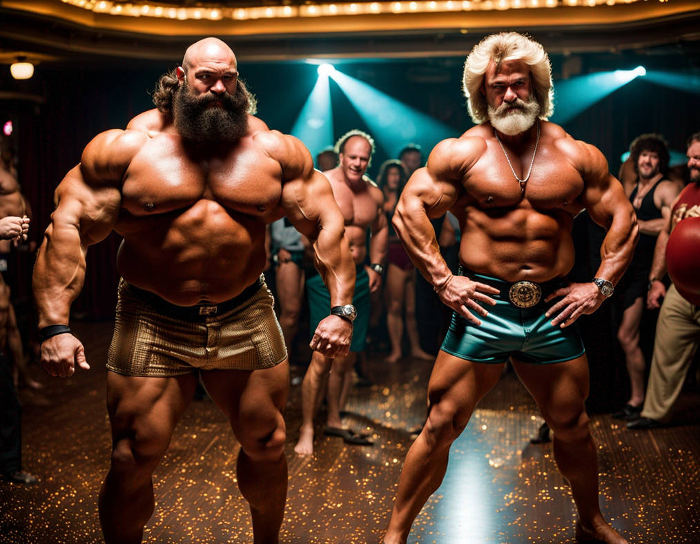 Bodybuilder Rave Muscle At the Disco by lovehugemuscles on DeviantArt