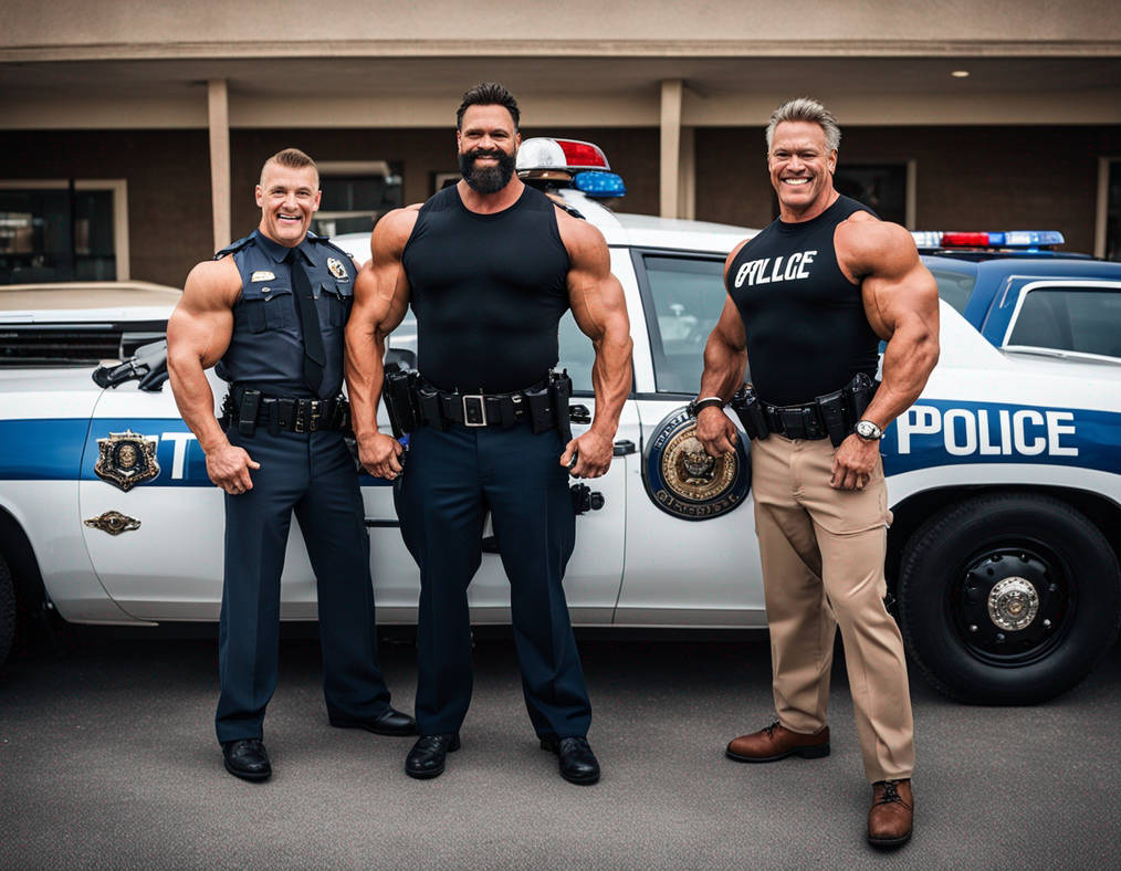 Buff Cops Deviantart Policemen by lovehugemuscles on DeviantArt