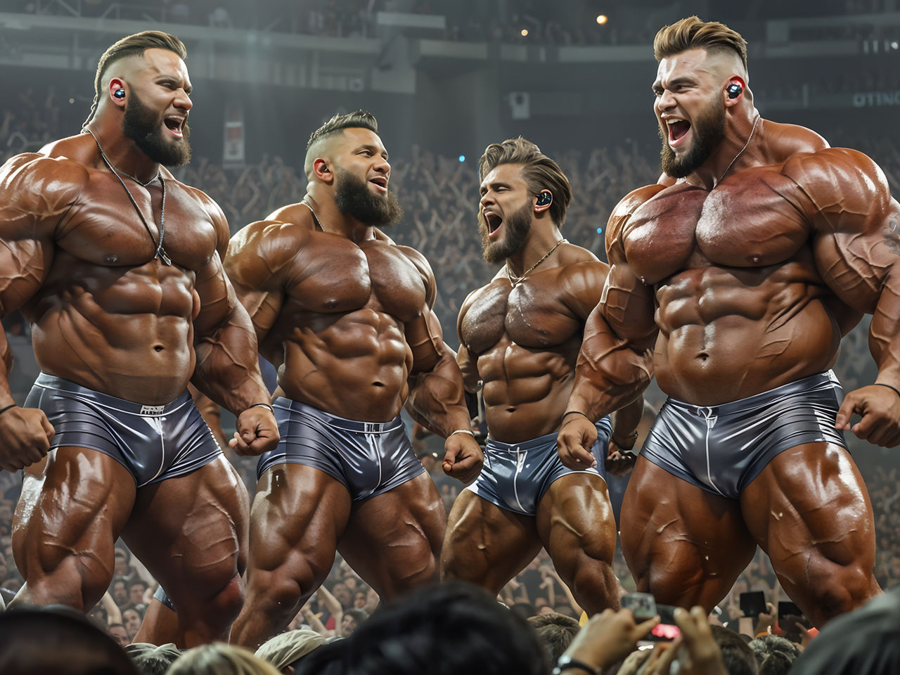 Bodybuilding Deviantart Bodybuilding Boy Band by lovehugemuscles on DeviantArt